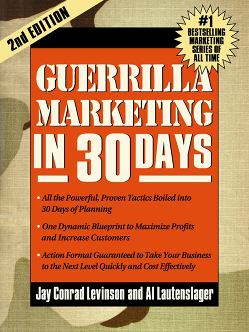 Title details for Guerrilla Marketing in 30 Days by Jay Levinson - Wait list